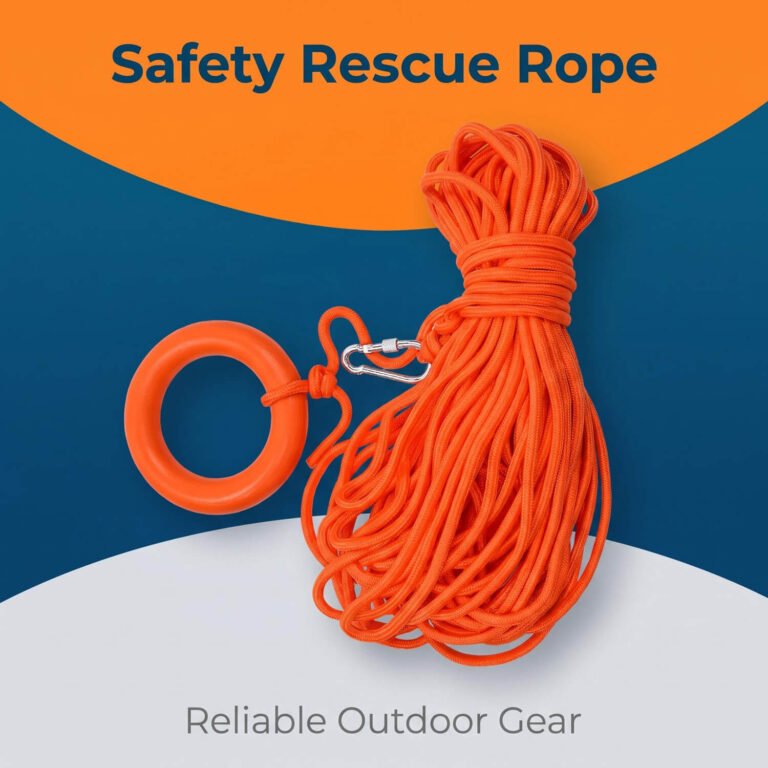 Bright Orange Anti Drowning Rescue Rope (1)