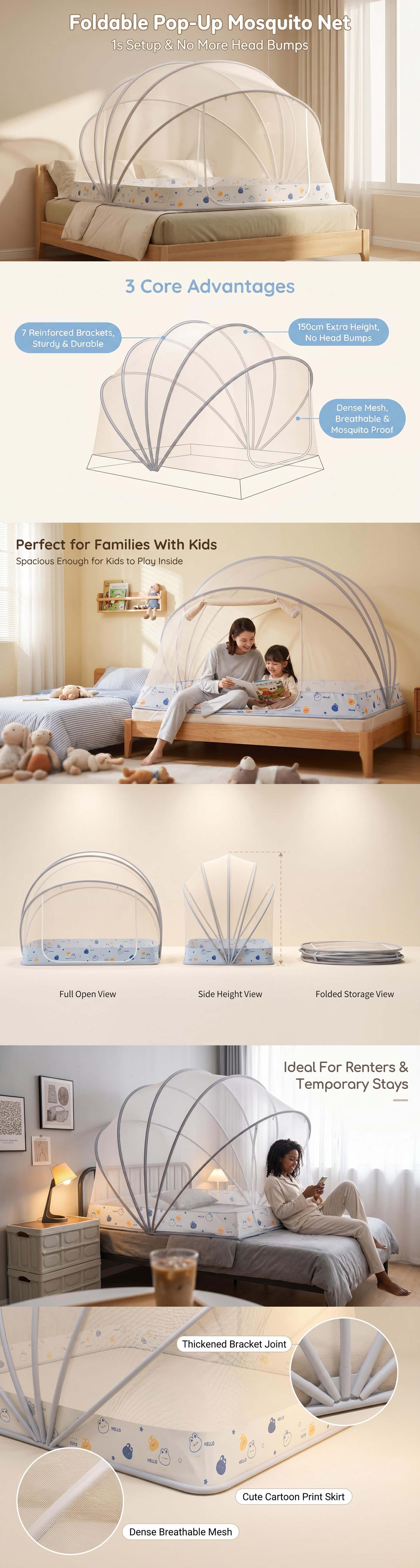Foldable Pop Up Mosquito Net (8)