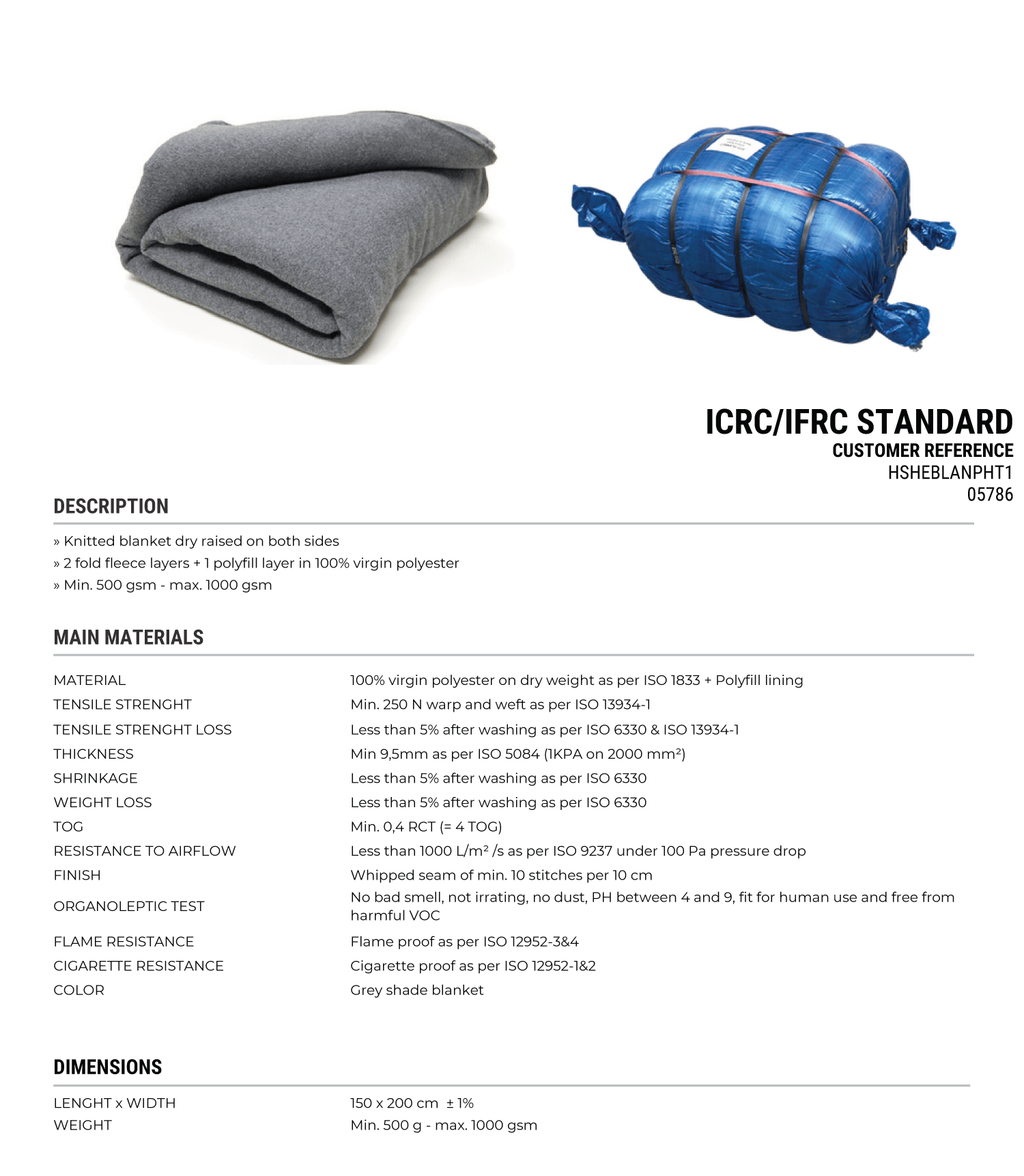 High Thermal Fleece Blanket 1 1
