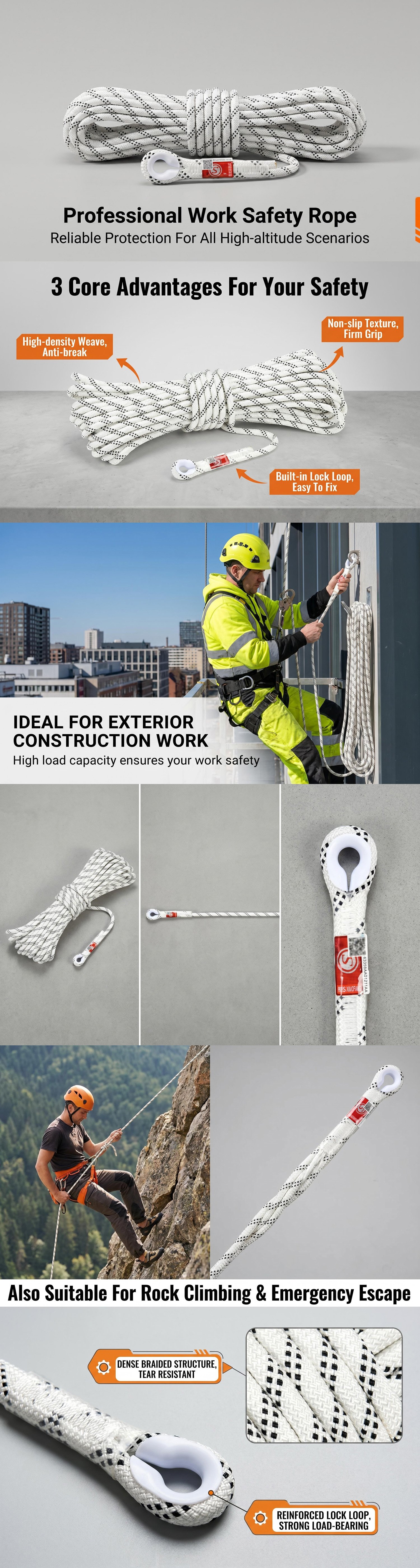 High Altitude Work Safety Rope (8)
