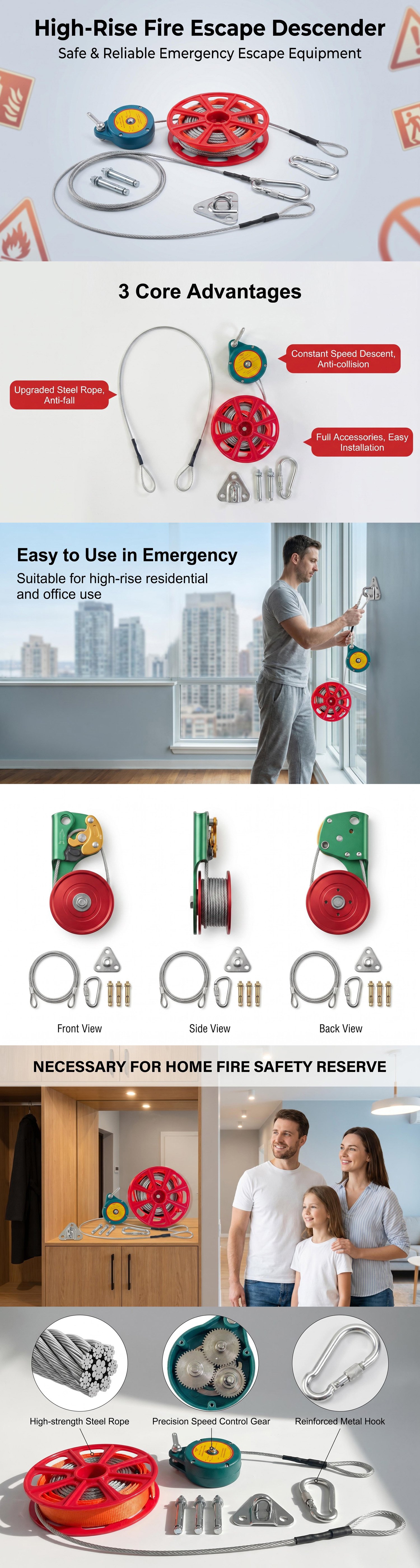 High Rise Fire Escape Descender (8)