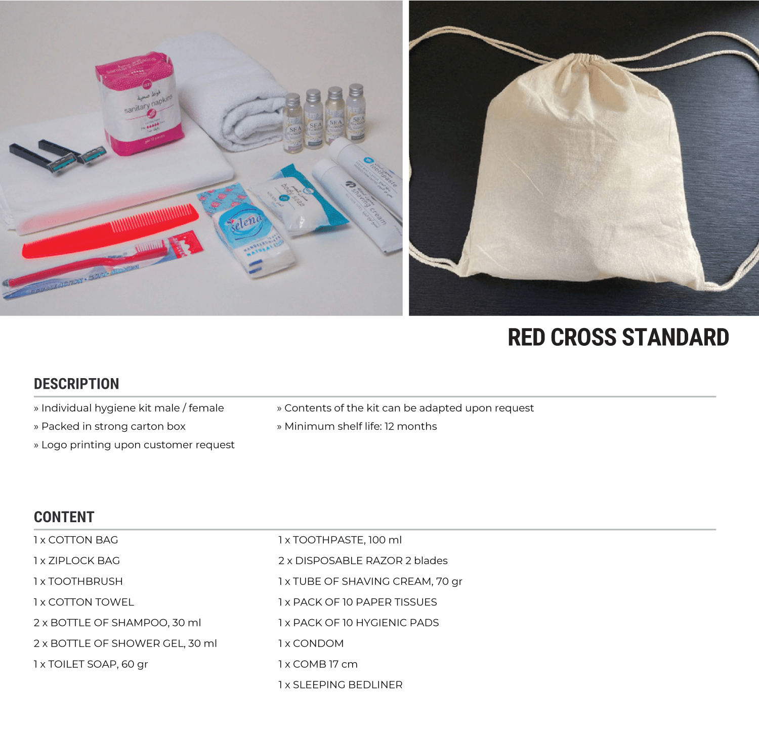 Individual Hygiene Kit 1