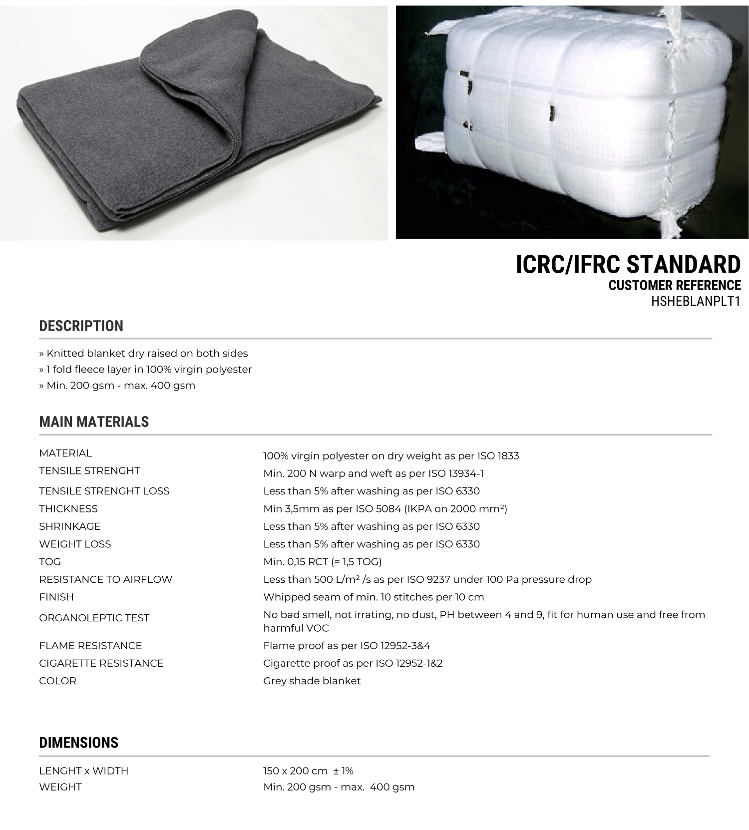Low Thermal Fleece Blanket 1