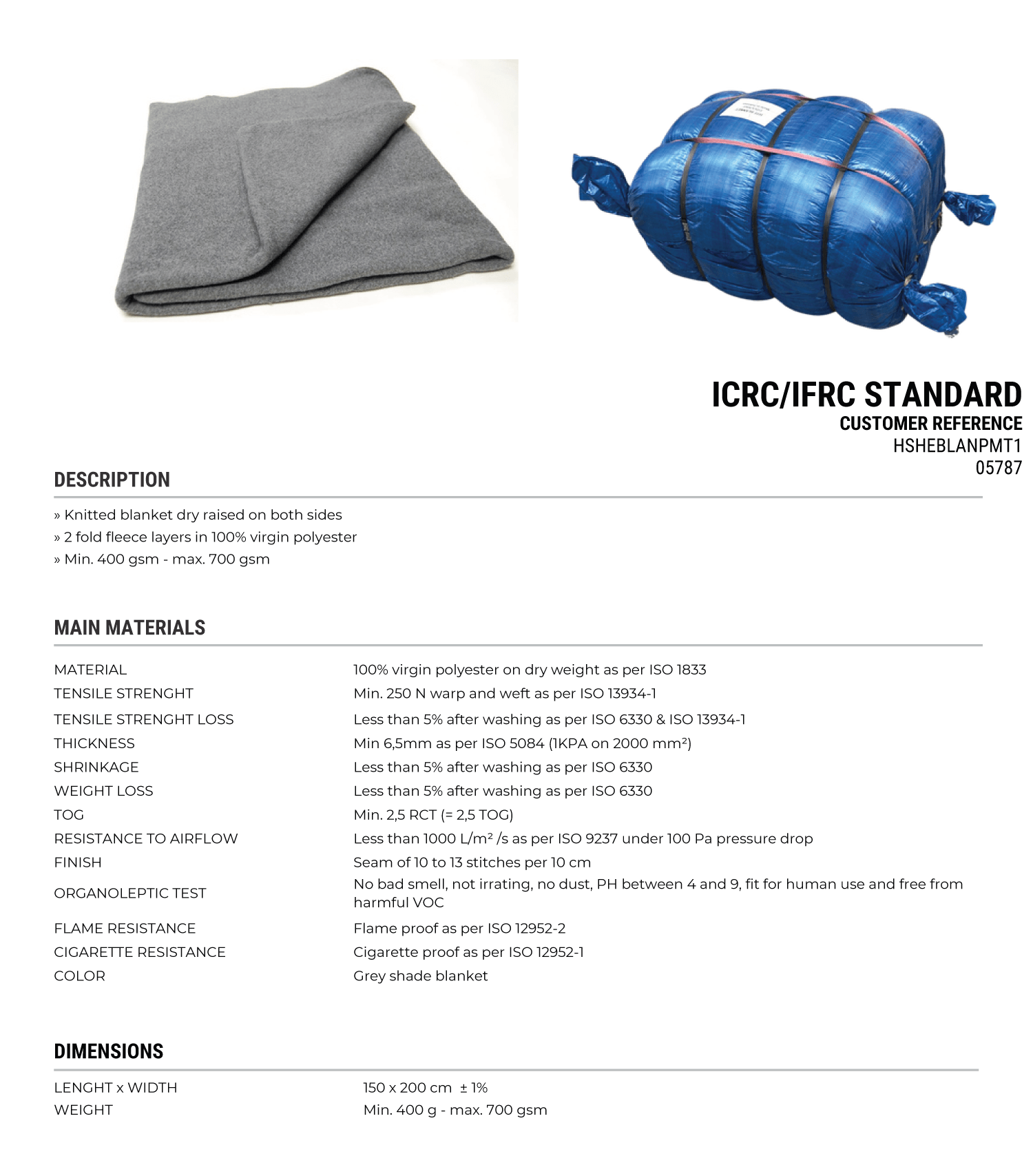 Medium Thermal Fleece Blanket 3 1
