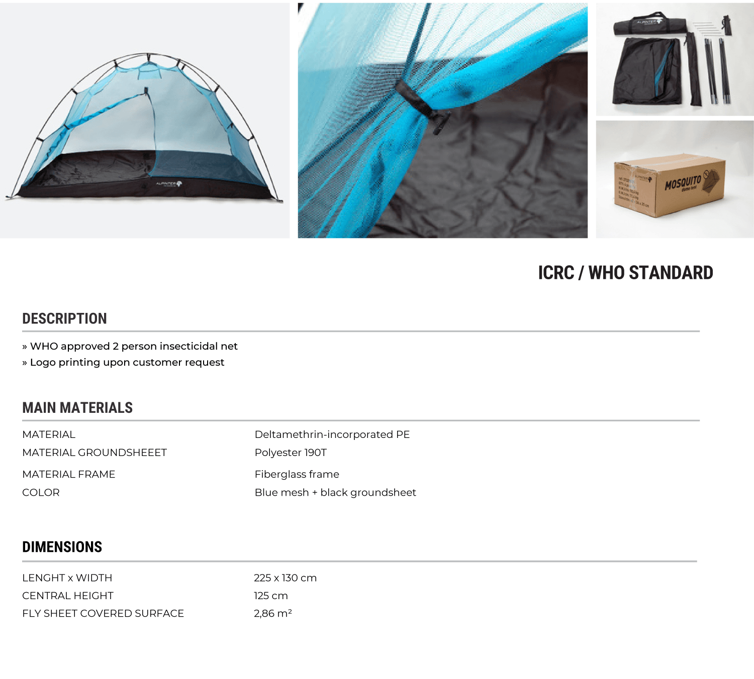 Mosquito Dome Tent 1