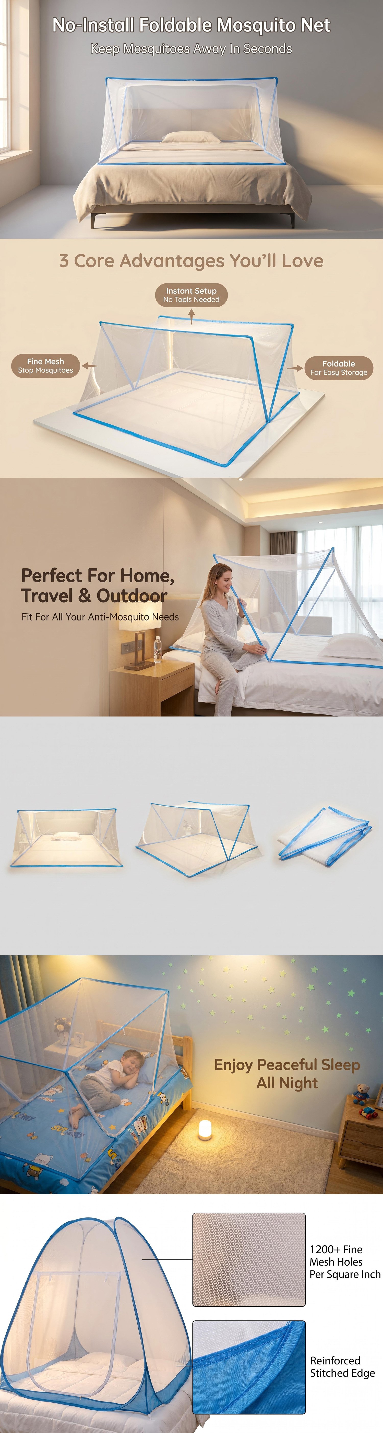 No Install Foldable Mosquito Net (8)