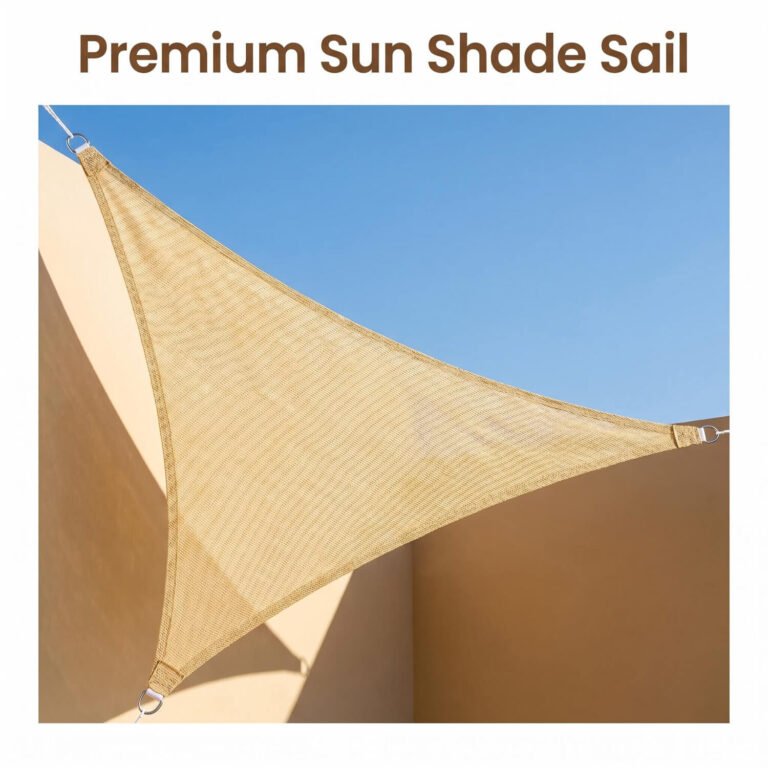 Premium Durable Triangle Sun Shade Sail (1)