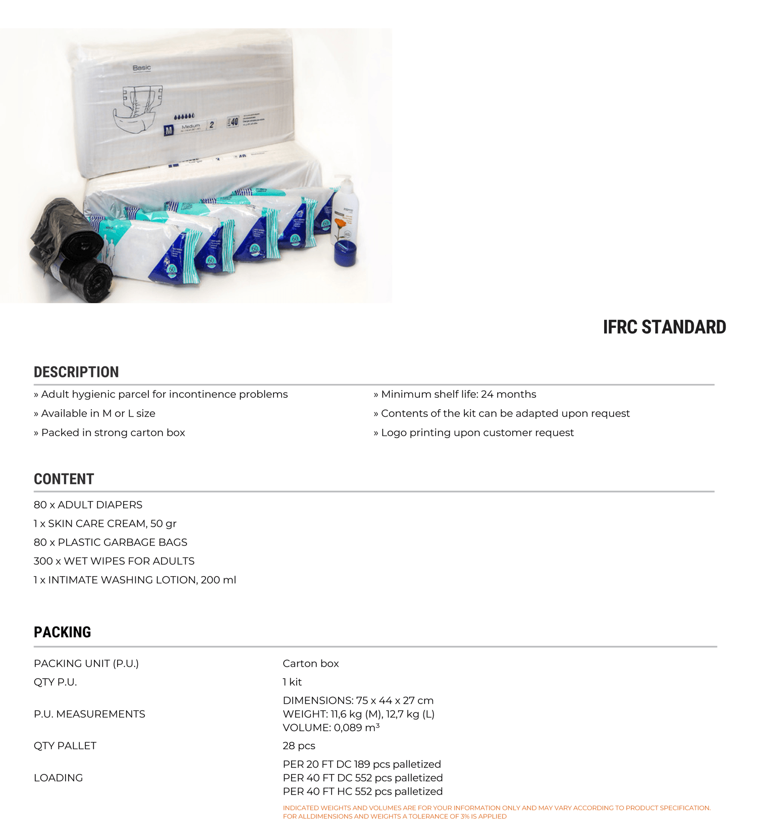 Special Needs Kit